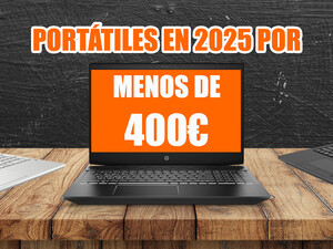 Los 6 mejores portátiles por menos de 400€ que puedes comprar en 2025