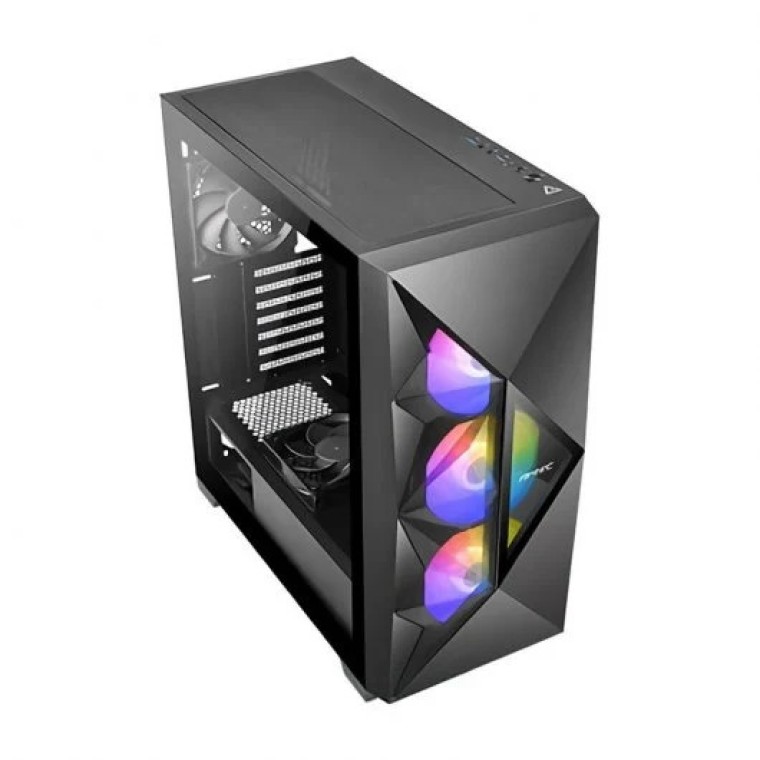 Antec DF800 FLUX Cristal Templado USB 3.2 RGB Negra