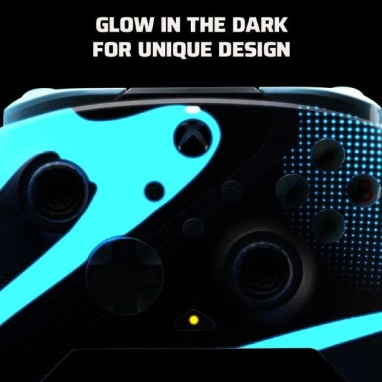 PDP Rematch Glow Blue Tide Mando con Cable para XBOX/PC