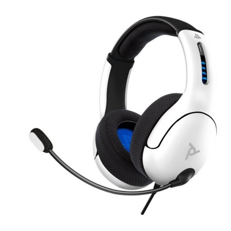 PDP LVL50 Auriculares Gaming Blancos para PS4/PS5