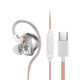 Kinsi H89 Auriculares de Botón InEar Blancos