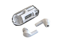 Kinsi B39 Auriculares Inalámbricos Bluetooth con Pantalla Digital Blanco