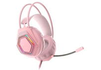 Kinsi HS601 Auriculares Gaming RGB Rosas