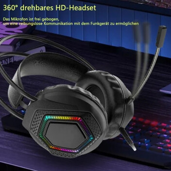 Kinsi HS601 Auriculares Gaming RGB Rosas