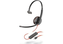 Poly Blackwire C3210 Auricular Monoaural USB-C para Centro de Llamadas Poly Blackwire C3210 Auricular Monoaural USB-C para Centro de Llamadas