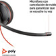 Poly Blackwire C3210 Auricular Monoaural USB-C para Centro de Llamadas Poly Blackwire C3210 Auricular Monoaural USB-C para Centro de Llamadas