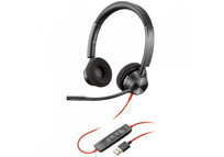 Poly Blackwire 3320 Auriculares USB Negros