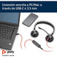 Poly Blackwire 3325 Auriculares USB para Oficina Negros