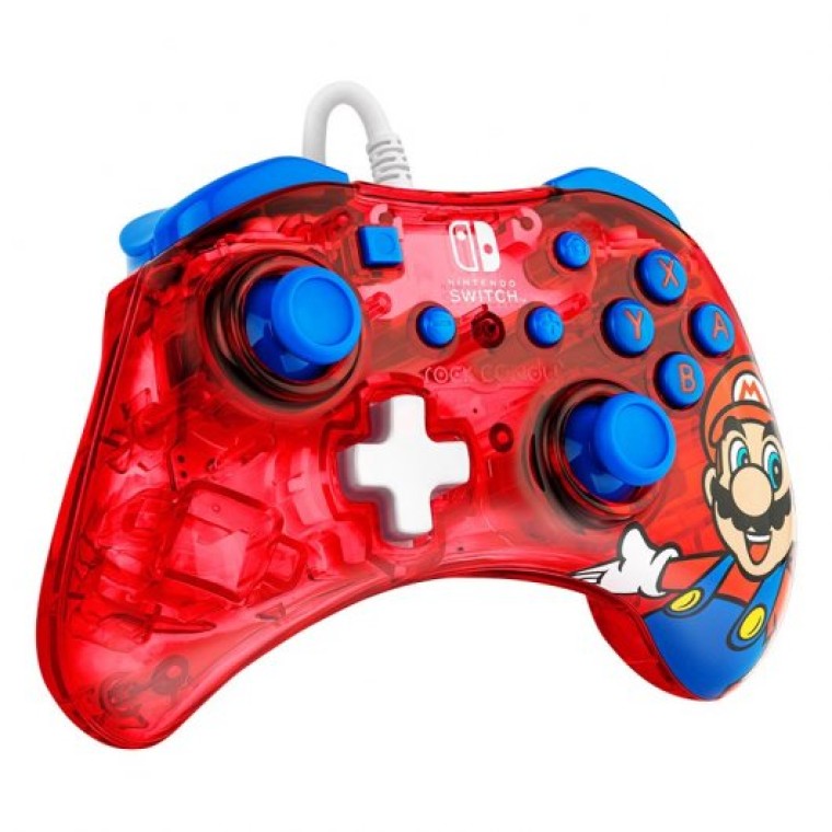 PDP Rock Candy Mando con Cable Super Mario para Nintendo Switch