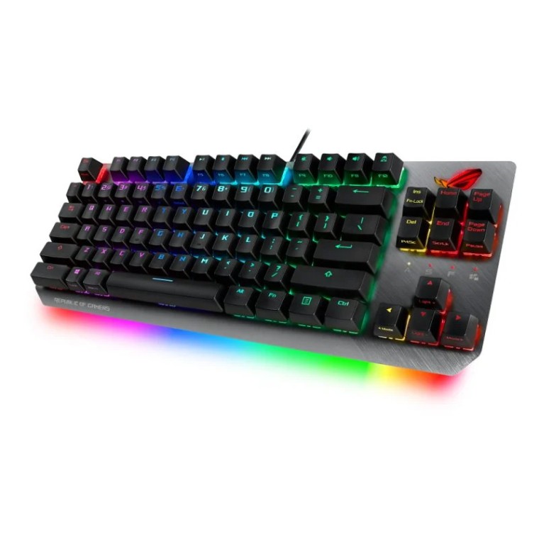 Asus ROG Strix Scope TKL Teclado Mecánico Gaming RGB Switch Cherry MX Red