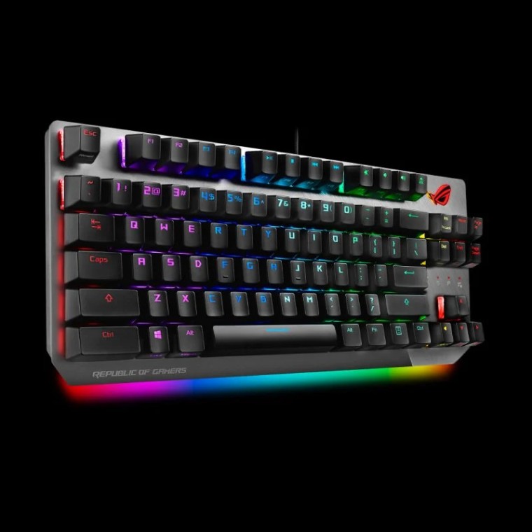 Asus ROG Strix Scope TKL Teclado Mecánico Gaming RGB Switch Cherry MX Red