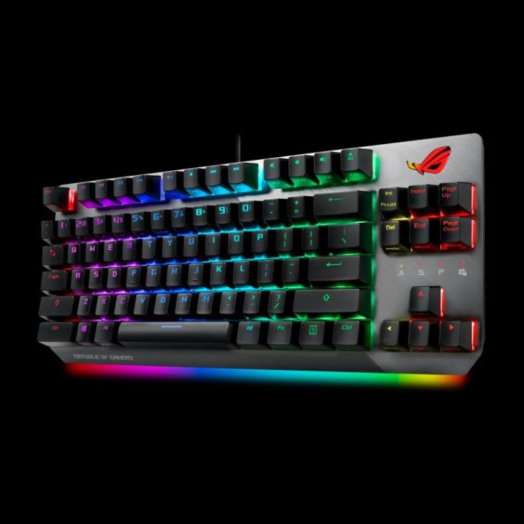 Asus ROG Strix Scope TKL Teclado Mecánico Gaming RGB Switch Cherry MX Red