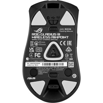 ASUS ROG Gladius III Wireless AimPoint Ratón Gaming Inalámbrico RGB 36.000 DPI Negro