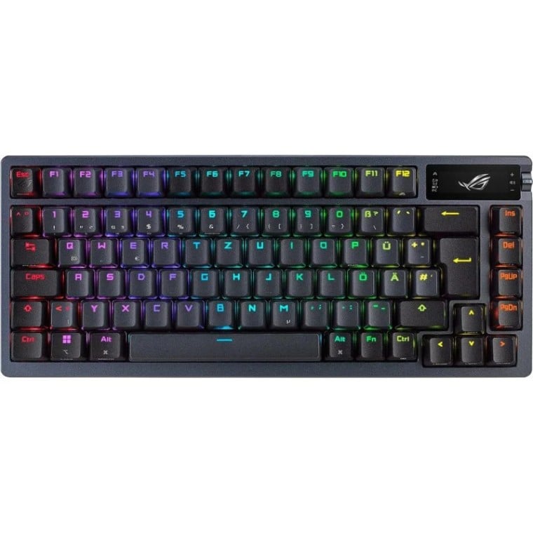 ASUS ROG Azoth Teclado Mecánico Gaming RGB Inalámbrico ROG RX Red QWERTZ