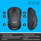 Logitech M220 Silent Ratón Wireless Negro