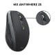 Logitech MX Anywhere 2S Ratón Inalámbrico Negro 4000DPI