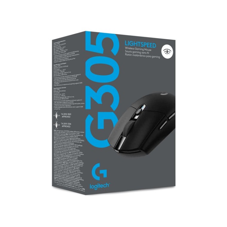 Logitech G305 LightSpeed Ratón Inalámbrico Gaming 12000DPI Negro