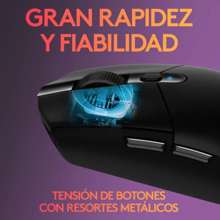 Logitech G305 LightSpeed Ratón Inalámbrico Gaming 12000DPI Negro