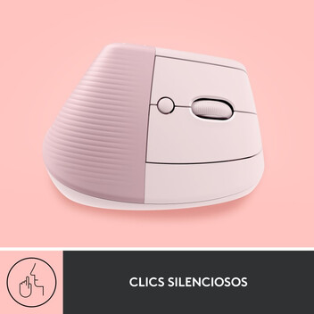 Logitech Lift Ratón Inalámbrico Vertical para Diestros 4000 DPI Rosa Logitech Lift Ratón Inalámbrico Vertical para Diestros 4000 DPI Rosa