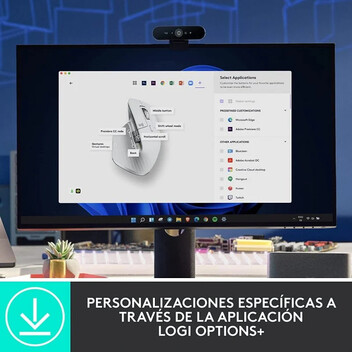 Logitech MX Master 3S Performance Ratón Inalámbrico 8000 DPI Blanco Logitech MX Master 3S Performance Ratón Inalámbrico 8000 DPI Blanco
