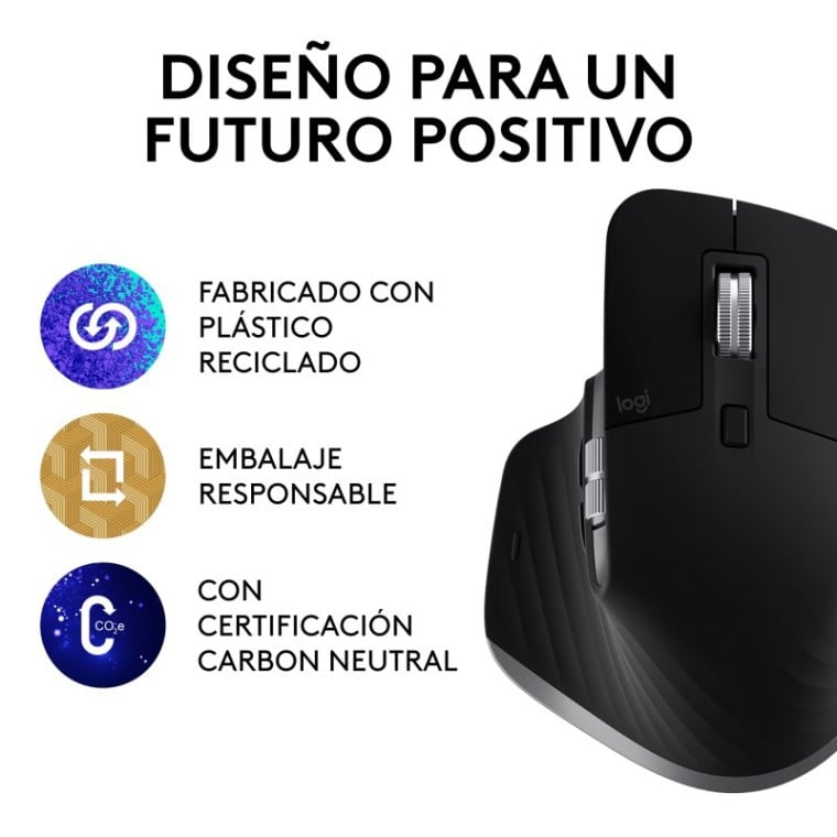 Logitech MX Master 3S para Mac Negro