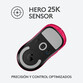 Logitech G PRO X SUPERLIGHT 2 LIGHTSPEED Ratón Inalámbrico Gaming Rosa 32000 DPI