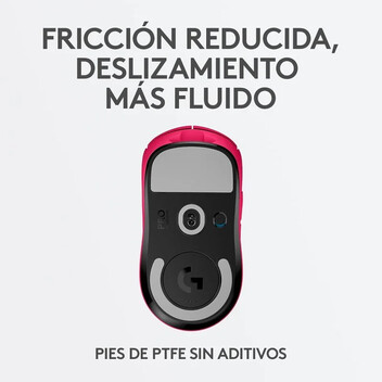 Logitech G PRO X SUPERLIGHT 2 LIGHTSPEED Ratón Inalámbrico Gaming Rosa 32000 DPI