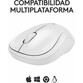 Logitech M240 Silent Ratón Bluetooth Blanco