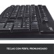 Logitech K120 Teclado USB Negro