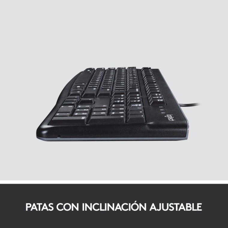 Logitech K120 Teclado con Cable USB Negro