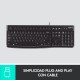 Logitech K120 Teclado con Cable USB Negro