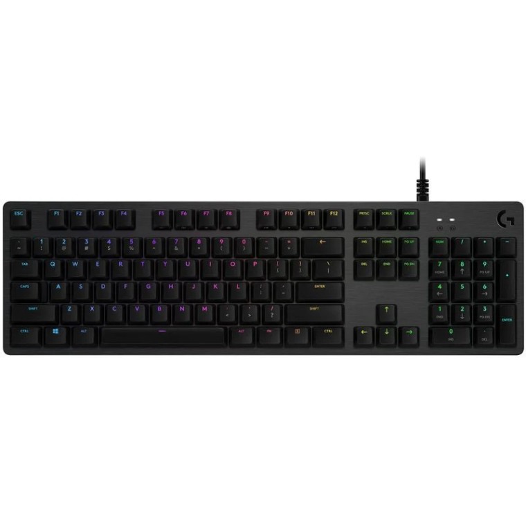 Logitech G512 Carbon Teclado Mecánico Gaming RGB GX Brown (PT)