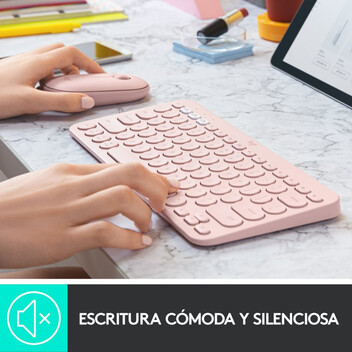 Logitech K380 Teclado Bluetooth Rosa para Mac Logitech K380 Teclado Bluetooth Rosa para Mac