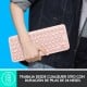 Logitech K380 Teclado Bluetooth Rosa para Mac