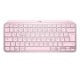 Logitech MX Keys Mini Teclado Inalámbrico Bluetooth Rosa Layout UK