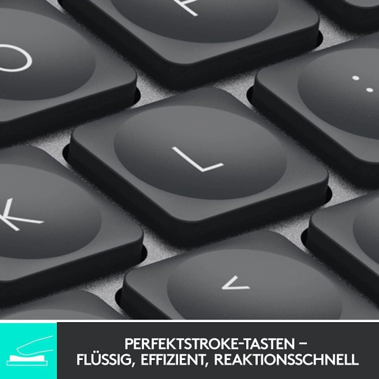 Logitech MX Keys Mini Teclado Inalámbrico Bluetooth Grafito QWERTZ Alemán