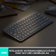 Logitech MX Keys Mini Teclado Inalámbrico Bluetooth Grafito QWERTZ Alemán