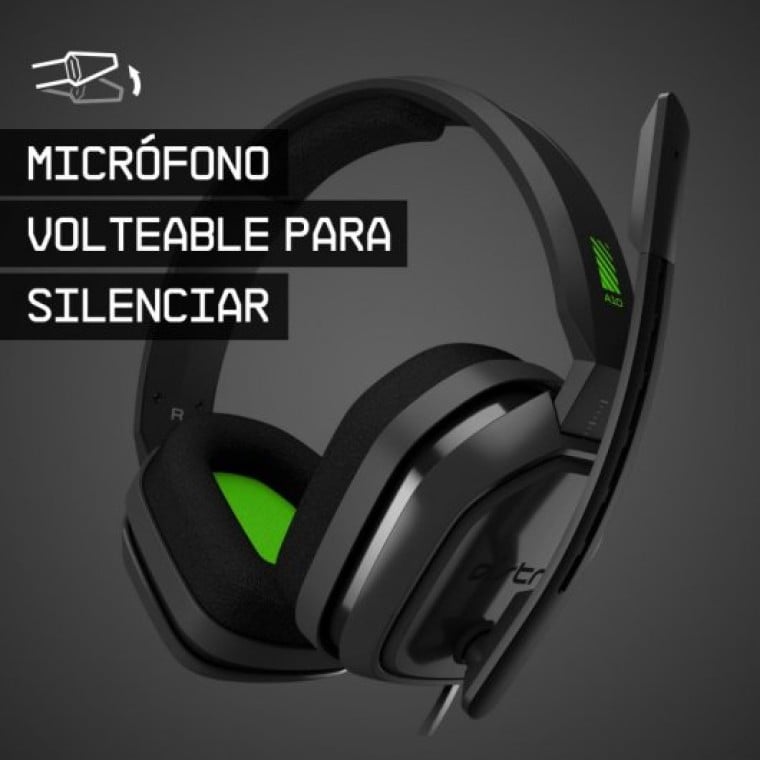 Astro A10 Auriculares Gaming Negro/Verde para Xbox One/PS4/PC