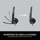 Logitech H390 Auriculares con Cable y Supresión de Ruido funciona con Chromebook Negros