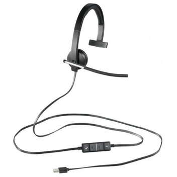 Logitech H650e Auricular Monoaural Negro