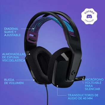 Logitech G335 Auriculares Gaming Negro