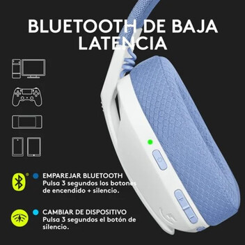 Logitech G435 LIGHTSPEED Auriculares Gaming Inalámbricos Blancos Logitech G435 LIGHTSPEED Auriculares Gaming Inalámbricos Blancos