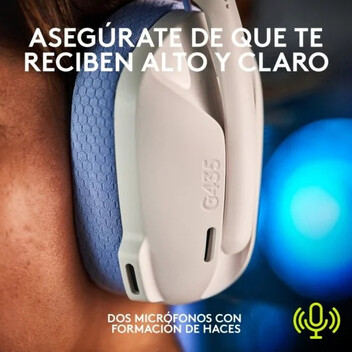 Logitech G435 LIGHTSPEED Auriculares Gaming Inalámbricos Blancos Logitech G435 LIGHTSPEED Auriculares Gaming Inalámbricos Blancos