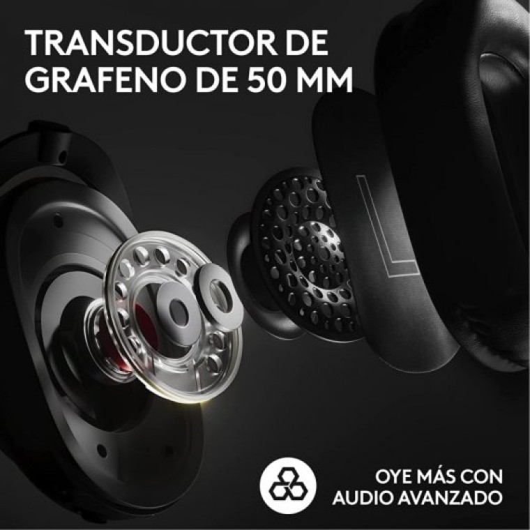 Logitech G PRO X 2 LIGHTSPEED Auriculares Inalámbricos Bluetooth Gaming Blancos