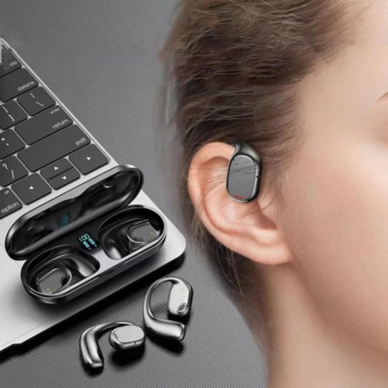 Klack Auriculares Inalámbricos Impermeables con Funda de Carga