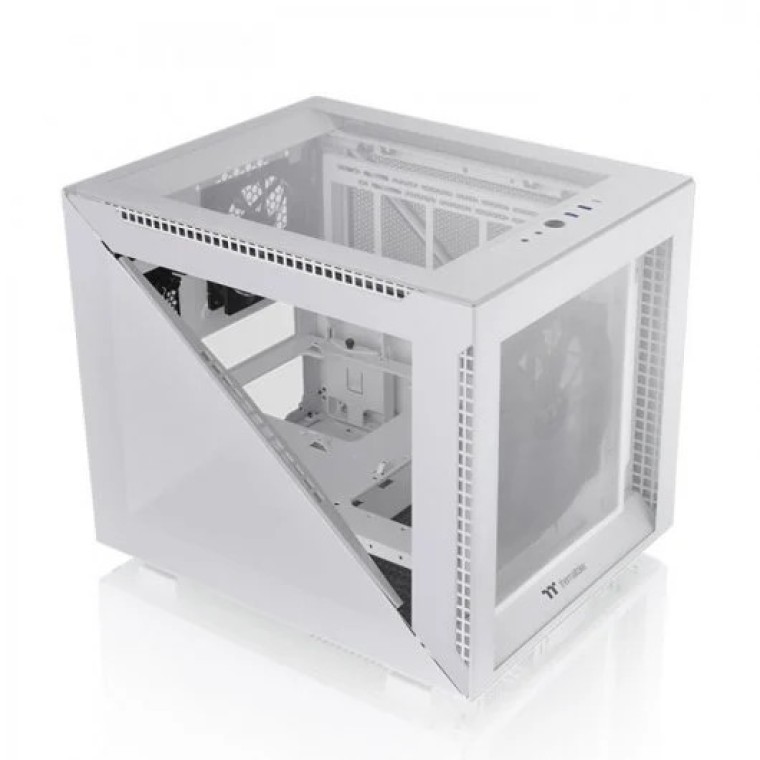 Thermaltake Divider 200 TG Snow Micro Chassis Cristal Templado USB 3.0