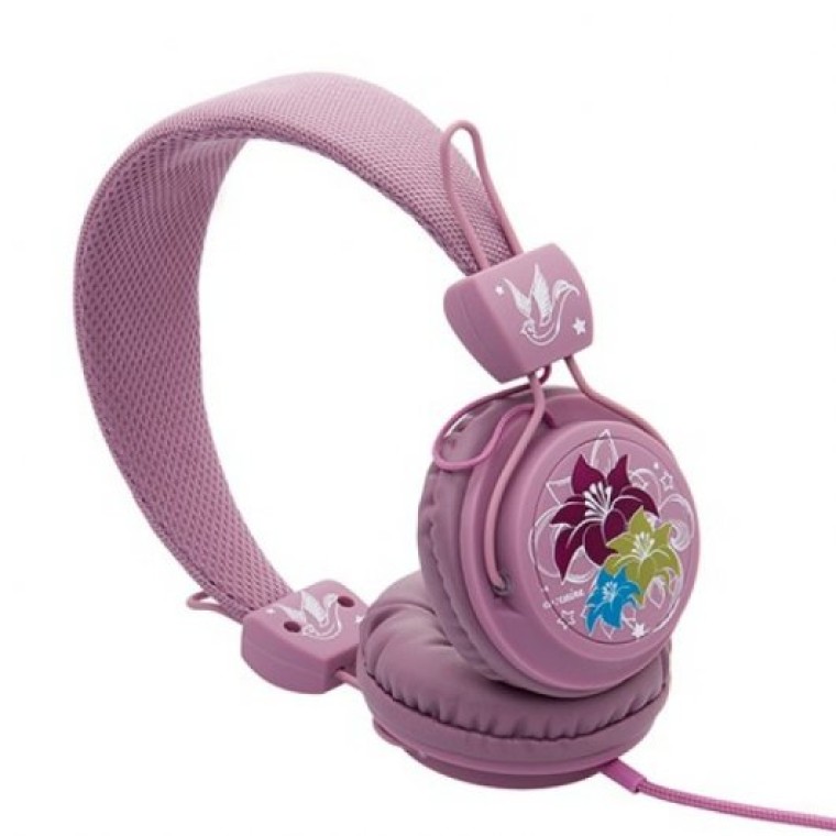 Co:caine City Beat Flower Fairy Auriculares Rosas