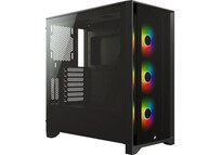 Corsair iCUE 4000X RGB Cristal Templado USB 3.1 RGB Negro
