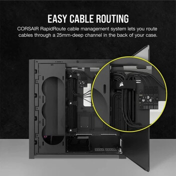 Corsair iCUE 5000D RGB AIRFLOW Cristal Templado USB 3.2 Negra
