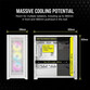Corsair iCUE 5000D RGB AIRFLOW Cristal Templado USB 3.2 Blanca Corsair iCUE 5000D RGB AIRFLOW Cristal Templado USB 3.2 Blanca